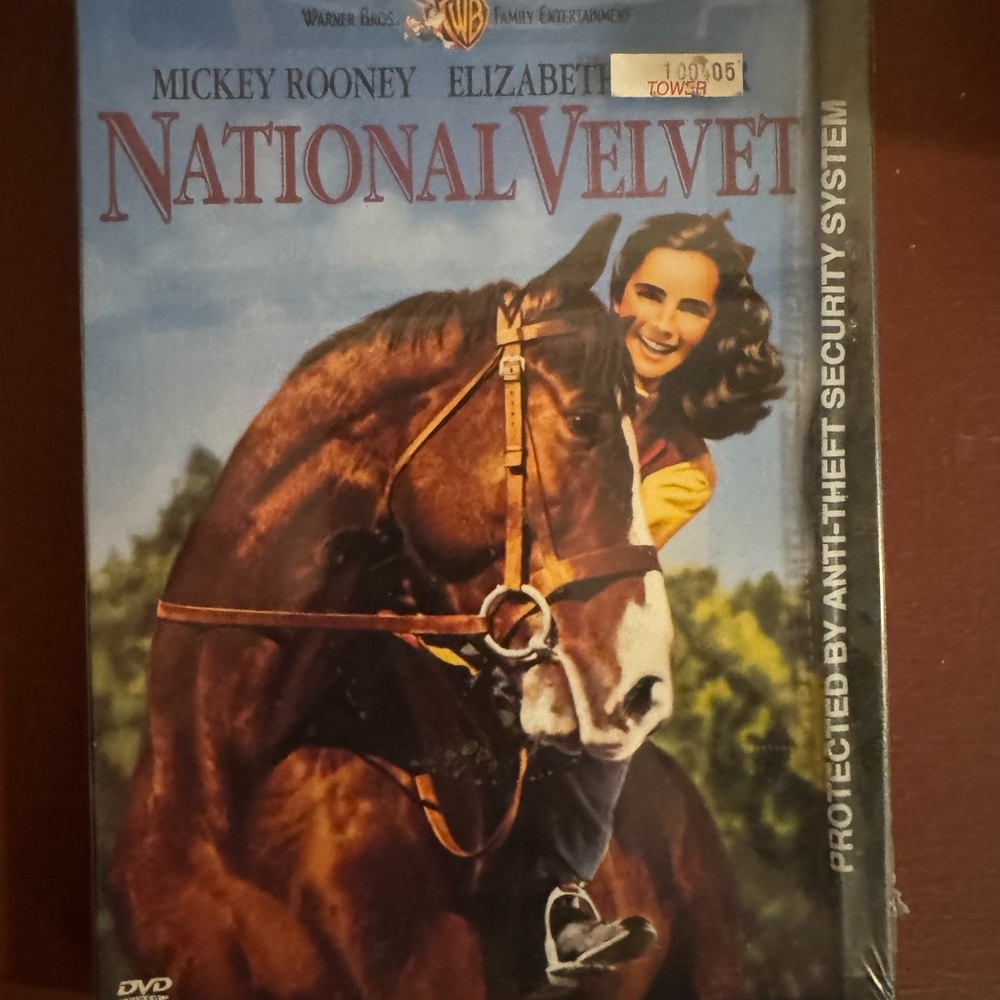 Warner Bros. National Velvet DVD - Blue and Brown Cover